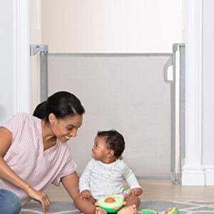 Skip Hop Retractable Mesh Baby Gate, Playview 52-Inch, Grey (Discontinued by Manufacturer)