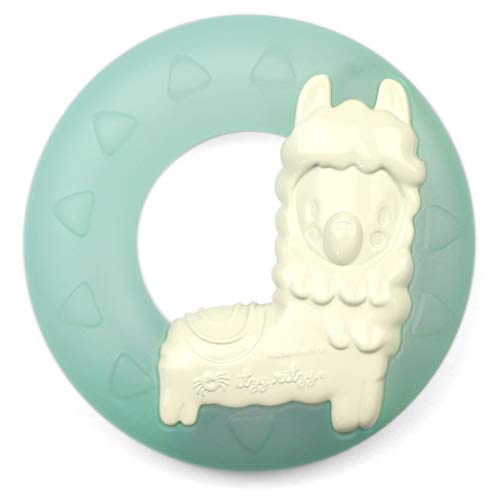 Itzy Ritzy Water-Filled Teether; Cute 'N Cool Llama Water Teether is Textured on Both Sides to Massage Sore Gums; Can Be Chilled in Refrigerator, Llama