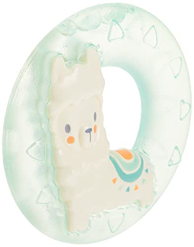 Itzy Ritzy Water-Filled Teether; Cute 'N Cool Llama Water Teether is Textured on Both Sides to Massage Sore Gums; Can Be Chilled in Refrigerator, Llama