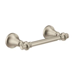 moen yb0508bn colinet traditional pivoting toilet paper holder, brushed nickel