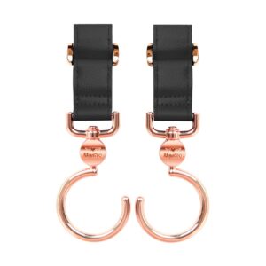 manito styler spin stroller hooks (pink gold/black)