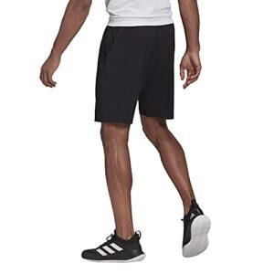 adidas Men's Club Stretch-Woven Tennis Shorts, Black/White, Medium