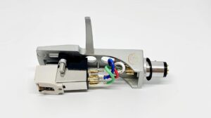 maglite silver headshell with at3600 cartridge and conical stylus for pioneer turntables