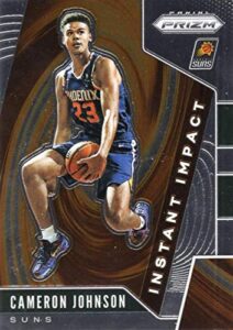 2019-20 panini prizm instant impact #10 cameron johnson phoenix suns nba basketball card nm-mt