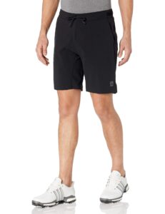 adidas golf men's adicross hybrid recycled polyester golf short, black, extra large