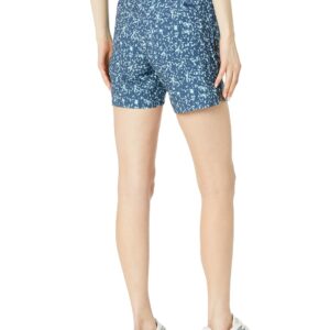 adidas Golf Women's 5-inch Printed Primegreen Golf Short, Navy, 14