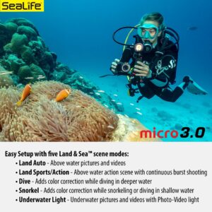 SeaLife Micro 3.0 Pro 3000 Underwater Camera & Light Set for Photography and Video, Easy Set-up, Wireless Transfer, Includes Sea Dragon Travel case