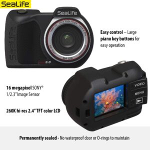 SeaLife Micro 3.0 Pro 3000 Underwater Camera & Light Set for Photography and Video, Easy Set-up, Wireless Transfer, Includes Sea Dragon Travel case