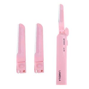 eyebrow razor facial body hair trimmer 3-pack japan shaper non-slip handle for both men and women makeup tool kit…