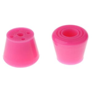 2pcs pu roller skates toe stops inline skates ice skates accessories outdoors pink
