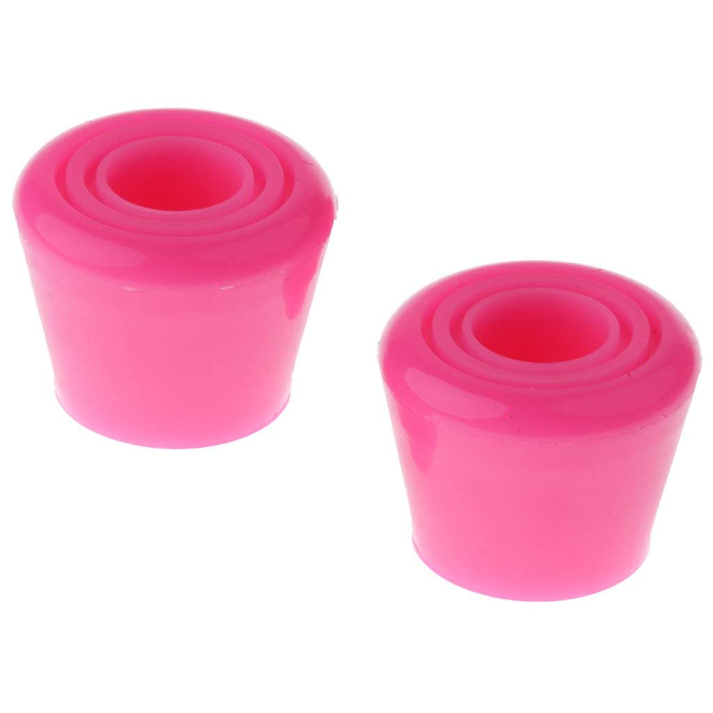 2pcs PU Roller Skates Toe Stops Inline Skates Ice Skates Accessories Outdoors Pink