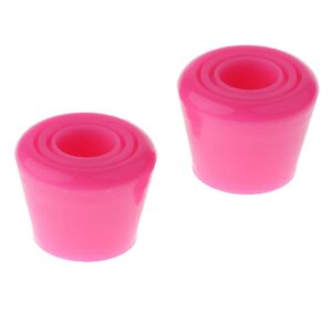 2pcs PU Roller Skates Toe Stops Inline Skates Ice Skates Accessories Outdoors Pink