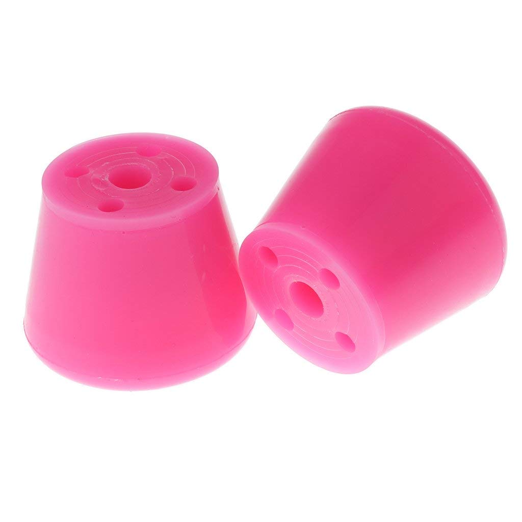 2pcs PU Roller Skates Toe Stops Inline Skates Ice Skates Accessories Outdoors Pink