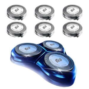 HQ8 Replacement Heads for Philips Norelco Aquatec Shavers, Razor Blades for PT720 AT880 AT810 Heads, HQ8 Blades, 6-pc pack