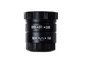 waveshare industrial wide angle lens with 6mm focal length 63° field angle and cs-mount compatible with raspberry pi hq camera