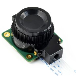 waveshare Accessory Compatible with Raspberry Pi HQ Camera 12.3MP IMX477 Sensor High Sensitivity Supports C- and CS-Mount Lenses Comes with a RPi Zero V1.3 Camera Cable 15cm