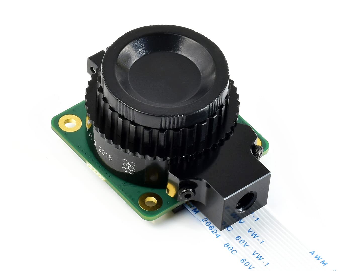 waveshare Accessory Compatible with Raspberry Pi HQ Camera 12.3MP IMX477 Sensor High Sensitivity Supports C- and CS-Mount Lenses Comes with a RPi Zero V1.3 Camera Cable 15cm