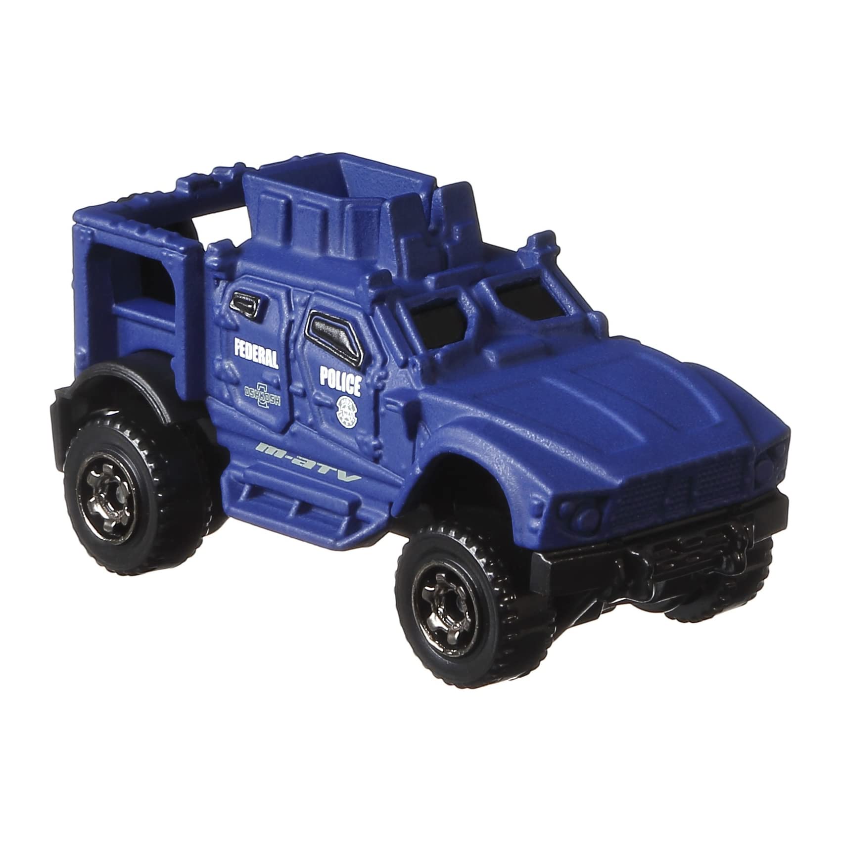 Matchbox 2020 MBX Jungle OshKosh Defense M-ATV, Blue 70/100