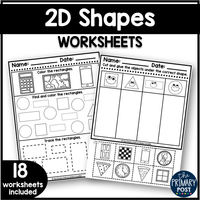 2d Shapes Worksheets