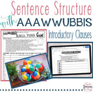 introductory phrases with aaawwubbis: lesson, stations, games, practice, and poster!