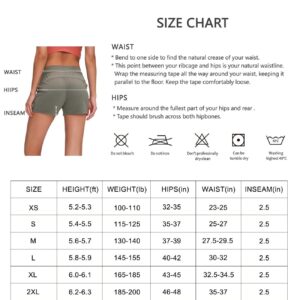 Willit Women's Shorts Hiking Athletic Shorts Yoga Lounge Active Workout Running Shorts Comfy Casual with Pockets Black M