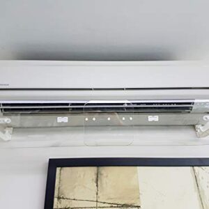 Flow Deflector for Air Conditioner, Split Unit Baffle Shield, Adjustable Wing for AC Wall Unit