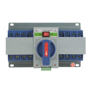 220v 63a 4p automatic transfer switch, mini dual power automatic transfer switch circuit breaker high sensitive response dual electronic power circuit breaker