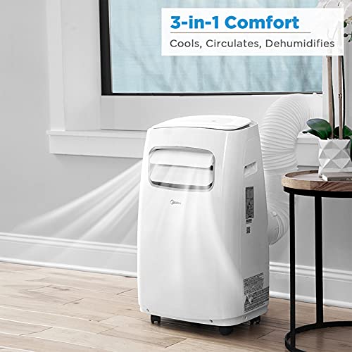 Midea MAP14S1CWT Smart Portable air Conditioner, 14,000 BTU, White