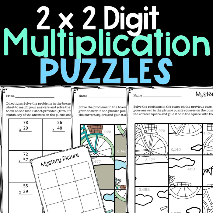 Multiplication Picture Puzzles