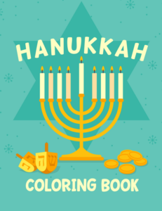 hanukkah coloring book: learn hanukkah jewish traditions, hebrew school judaism gift