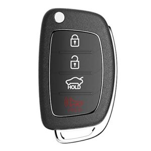 KRSCT Keyless Entry Remote Car Key Fob Replacement Fit For Hyundai Tucson 2016 2017 2018 2019 433 MHz (FCCID:TQ8-RKE-4F25)