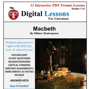 interactive pdf digital lesson study guide for macbeth