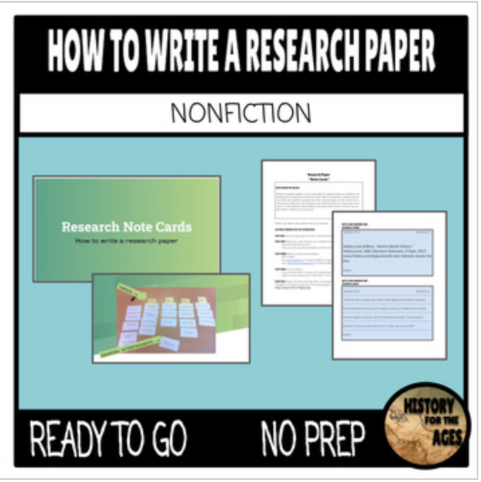 How To Write: Research Note Cards