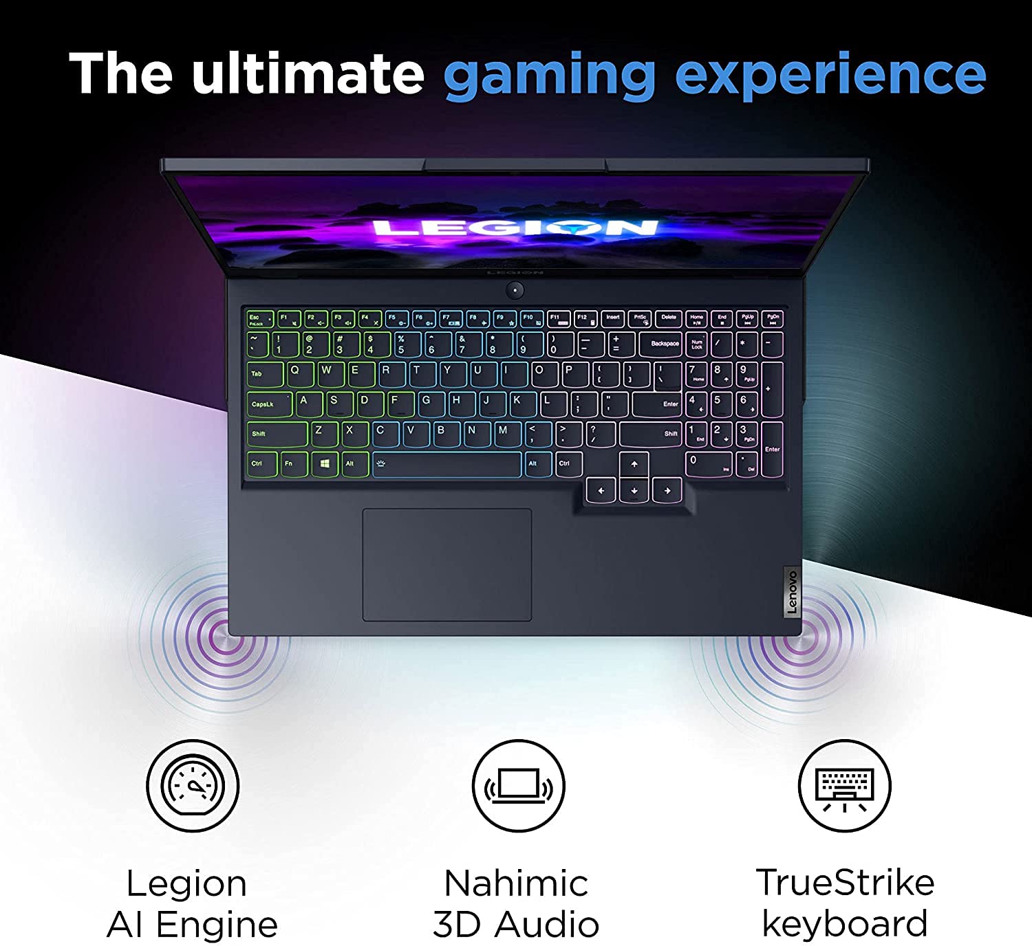 Lenovo Legion 5 15 Gaming Laptop, 15.6" FHD 300nits 165Hz Display, AMD Ryzen 7 5800H,NVIDIA GeForce RTX 3050Ti,RGB Backlight, 32GB RAM, 2TB PCIe SSD, Windows 11H /ES 32GB USB