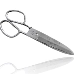 Cucina Napoli 8" Kitchen Scissor "Made In USA!" SOLID Stainless Steel