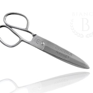 Cucina Napoli 8" Kitchen Scissor "Made In USA!" SOLID Stainless Steel