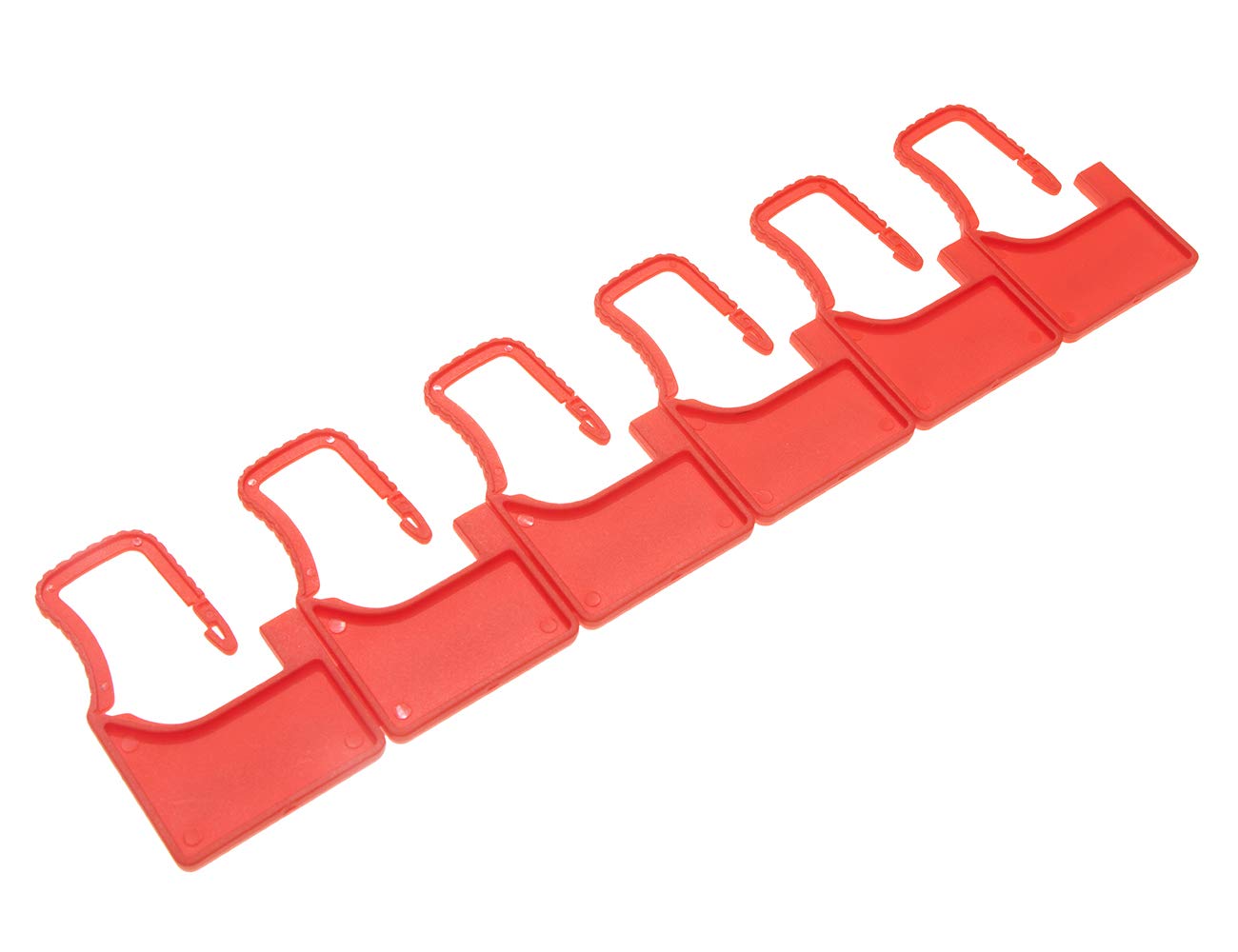 Numbered Security Plastic Padlock Seals Small Red 100 pcs per Bag