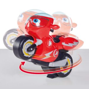 Ricky Zoom Remote Control Turbo Trick Ricky Motorcycle Toy, Multicolor, 3 Years and Up