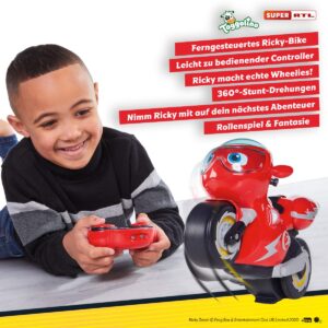 Ricky Zoom Remote Control Turbo Trick Ricky Motorcycle Toy, Multicolor, 3 Years and Up