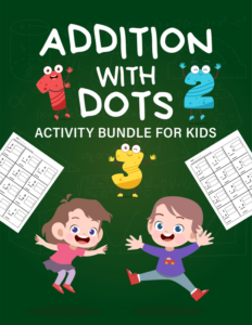 addition with dots activity bundle for kids