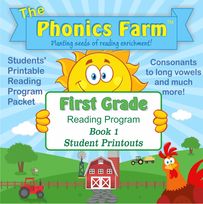 Phonics Farm - First Grade Reading Program, Book 1 - Student Printouts