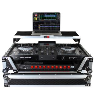 ProX XS-PRIME2 LT ATA Flight Case For Denon PRIME 2 DJ Controller with Laptop Shelf