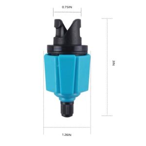 PeSandy Inflatable SUP Pump Adaptor Compressor Paddle Board Pump Adapter, SUP Valve Adapter Connector Conventional Air Pump Adapter for Stand Up Paddle Board & Dinghy,Inflatable Boat Air Valve Adapter