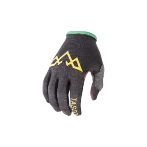 tasco mtb recon ultralight cycling gloves (rasta bob, s)