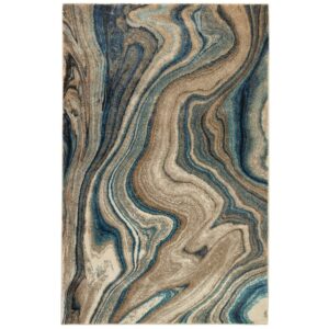 transocean liora manne ashford agate indoor blue 7'10"x9'10" rug