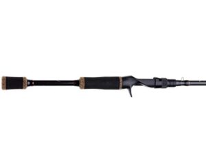 halo fishing scott canterbury series fishing rod, casting rod, 7'3" medium heavy, black