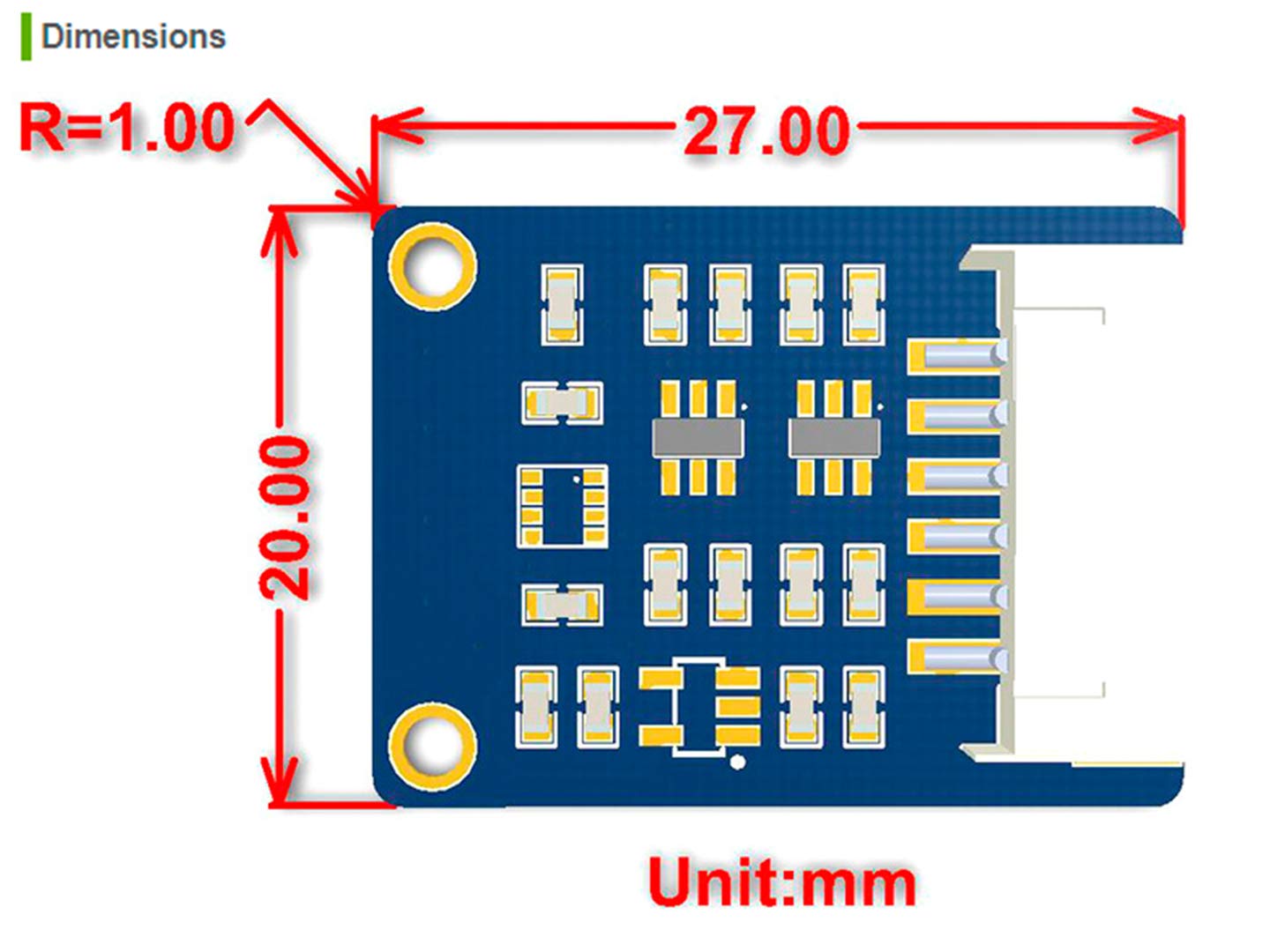 Waveshare BME280 Environmental Sensor Temperature Humidity Barometric Pressure Atmospheric Pressure Support I2C and SPI Interface Compatible with 3.3V/5V Voltage Levels