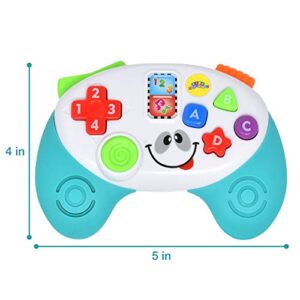 Number 1 in Gadgets Baby Remote Toy Game Controller, Musical Toys Light and Sound Early Educational Learning for Infants