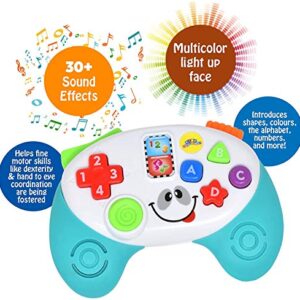 Number 1 in Gadgets Baby Remote Toy Game Controller, Musical Toys Light and Sound Early Educational Learning for Infants