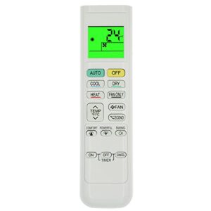 RCECAOSHAN Replacement for Daikin Air Conditioner Remote Control FTK09NMVJU FTX09NMVJU FTK12NMVJU FTX12NMVJU FTK18NMVJU FTX18NMVJU FTK24NMVJU FTX24NMVJU English Version Display in Fahrenheit